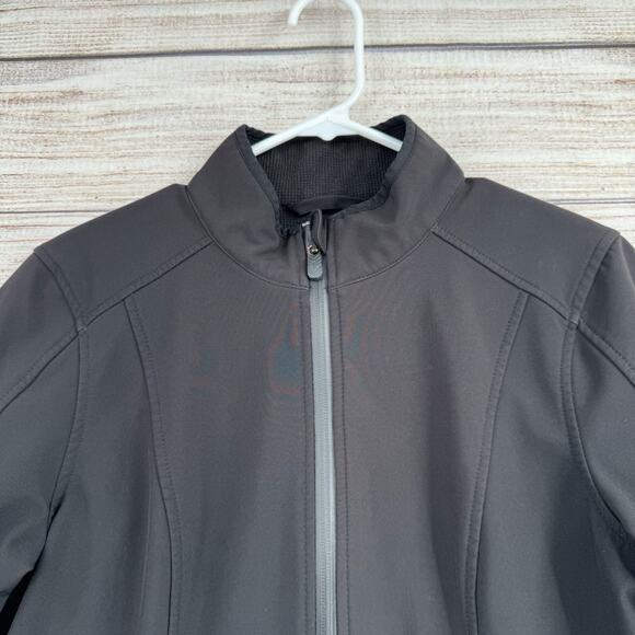 Shyanne Life Mexican American Embroidered Logo Windbreaker Jacket Womens M Black - Picture 4 of 12